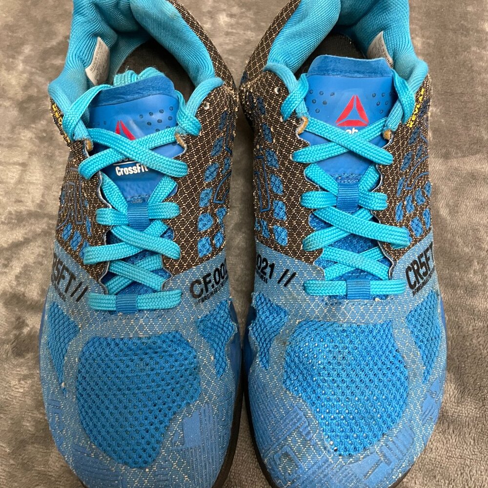 Reebok Men’s CrossFit Training Sneakers Size 9 Black/Blue Athletic Shoes
